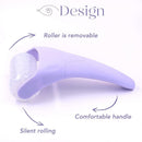 Light Pink Face Ice Roller with Gel Cooling Head- Reusable PP and Gel Cold Massage Tool for De-Puffing, Soothing, and Refreshing Skin, Easy to Freeze, Comfortable Grip, Daily Skincare Essential