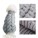 Pink XL size Cosy Cable Knit Dog Jumper -  Warm Winter Pet Clothing, Soft High Neck Design, Small to Medium Dogs, Easy Wear Pullover Style, Ideal for Chilly Evenings and Outdoor Walks