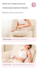 Black Mini Massage Gun - Pocket-Sized Deep Tissue Percussion Massager with 4 Speeds, 7mm Amplitude, 12KG Force, USB-C Rechargeable - Ultra Quiet, 68.7g Lightweight for Muscle Recovery, Travel, Office
