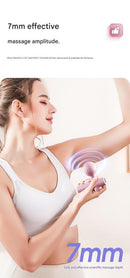 Pink Mini Massage Gun - Pocket-Sized Deep Tissue Percussion Massager with 4 Speeds, 7mm Amplitude, 12KG Force, USB-C Rechargeable - Ultra Quiet, 68.7g Lightweight for Muscle Recovery, Travel, Office