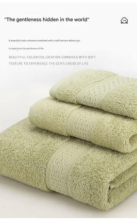 3-Piece Brown Towel Set - Soft Absorbent Bath, Hand & Face Towels with Jacquard Weave, Gift Set for Home, Hotel, or Gifting - Durable, Low-Lint, Machine Washable