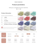 3-Piece Light gray Towel Set - Soft Absorbent Bath, Hand & Face Towels with Jacquard Weave, Gift Set for Home, Hotel, or Gifting - Durable, Low-Lint, Machine Washable