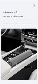 30*40 cm Grey Coral Fleece & Suede Microfiber Cloth Double-Sided Car Wash Towel  , 5X Water Absorption, Scratch-Free & Lint-Free, 360° Stitched Edge for Car Detailing, Glass, Home Cleaning - Multi-Purpose Auto Care Cloth