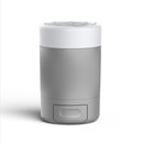 Grey Pet Paw Cleaner Cup - Portable Dog Foot Washer with Soft Silicone Bristles - Easy Clean, Detachable Design for Small to Medium Dogs & Cats