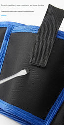 Red Professional Oxford Cloth Tool Waist Bag –Tool Belt, Multifunctional Work Belt, Men's Robust, Adjustable Tool Belt - Heavy-Duty 600D Waterproof for Electricians, Mechanics & Construction Workers