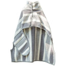 Grey and White XS Size Super Absorbent Dog Bathrobe – Quick-Dry Coral Fleece Pet Towel with Snaps & Adjustable Belly Strap | Wearable Drying Coat for Small Medium Large Dogs & Cats After Bath, Swim, Rain