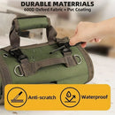 Black Multi-Purpose 600D Oxford Cloth Roll-Up Tool Organizer Bag – Heavy-Duty Waterproof & Anti-Scratch Organizer for Electricians, Mechanics & Automotive Use-Duty Oxford Fabric - Multi-Pocket Storage for Electricians, Mechanics & DIY Enthusiasts