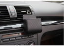 Black Leather Car Air Vent Storage Bag - Multi-Purpose Phone Holder & Organiser Pouch for Sunglasses, Keys, Cards - Universal Fit, Easy Install, Compact Design for Dashboard Tidy