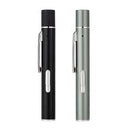 Grey and black Metal Laser Cat Toy Pen Set - 2 Piece USB Rechargeable 3-in-1 Laser Pointer with UV Light and LED Torch in Gift Tin Box