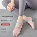 3-Pack Khaki Anti-Slip Yoga Socks - Grippy Pilates Dance Fitness Socks with Silicone Grip for Women