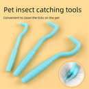 2-Pack Dark blue Pet Tick Remover Tool Set - Small Medium Large Flea and Tick Hook Removers