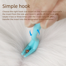 2-Pack Orange Pet Tick Remover Tool Set - Small Medium Large Flea and Tick Hook Removers