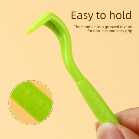 2-Pack Orange Pet Tick Remover Tool Set - Small Medium Large Flea and Tick Hook Removers