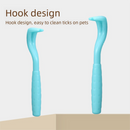 2-Pack Rose red Pet Tick Remover Tool Set - Small Medium Large Flea and Tick Hook Removers