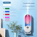 White Smart Aromatherapy Diffuser - Ultrasonic Mist Air Freshener with LED Light and Wall Mount
