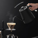 Black Gooseneck Electric Kettle with Temperature Control - 0.8L Smart Pour Over Coffee Kettle