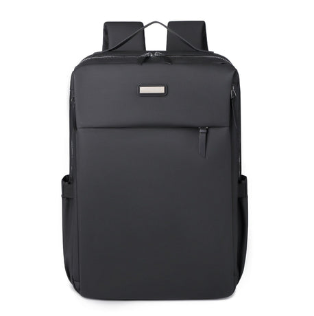 Black Large Capacity Airbag Backpack Multi-Compartment Laptop Backpack Travel Business Bag
