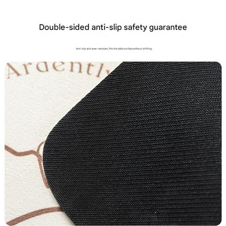 2-Piece Faucet Draining Mat Set Absorbent Sink Splash Guard Quick Dry Counter Mat 10x61cm(west highland white terrier,Milk-Loving Dog)