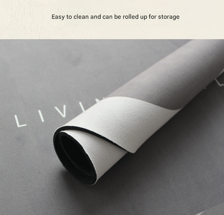 Red Kitchen Countertop Drainage Mat Absorbent Quick Dry Tech Velvet Dish Drying Pad 40x60cm(CD0075-2)