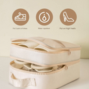 Pink Travel Shoe Bag Portable Luggage Organizer Waterproof Dustproof Shoe Pouch