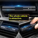 Red Mini Car Air Vent Perfume Freshener with 6 Scent Refills Aluminum Alloy Aromatherapy