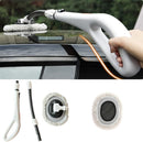 Professional Telescopic(55-120cm) Car Microfiber Wash Mop - 90° Rotating Detachable Brush Head, 15° Ergonomic Curved Rod & Handle - Durable Aluminum Alloy Chenille Brush for Car, Home and Window Cleaning