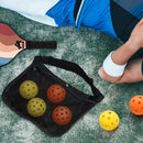 Lightweight 9-Ply Hard Basswood Pickleball Paddle Set with Curved Stripes Design - 4 Durable Paddles + 4 Balls + Ball Mesh Bag + Carrying Backpack for Indoor & Outdoor Play - Professional Size Construction, Breathable Non-Slip Grip
