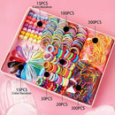 895-Piece Cute Hair Accessories Gift Set with Elastic Rubber Bands & Hair Clips Organizer Box - Perfect Gift for Girls