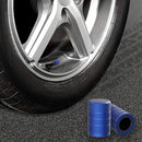 5 Colors Set of 4-Pack Aluminum Car Tyre Valve Stem Caps - Heavy Duty Dustproof Air Valve Covers with Internal Anti-Seize Plastic Lining for Cars SUVs Trucks