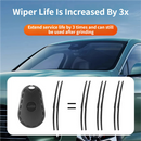4PCS Silver Portable Car Windshield Wiper Blade Repair Tool - Triple the Wiper Lifespan – Dual Grit Sanding Restorer and Trimmer for Wiper Rubber Strips