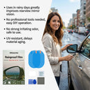 4 Set of Car Rearview Mirror HD Rainproof Film with Complete Installation Tool Kit – Anti Fog Waterproof Protective Shield Sticker, Hydrophobic Glare-Reducing Clear Membrane