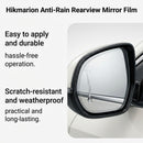 4 Set of Car Rearview Mirror HD Rainproof Film with Complete Installation Tool Kit – Anti Fog Waterproof Protective Shield Sticker, Hydrophobic Glare-Reducing Clear Membrane