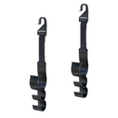 2PCS Multifunctional Car Seat Back Triple Hooks Organizer for Purses Umbrellas and Bags – Heavy Duty 15kg Easy Install Headrest Hangers for Car Interior Storage