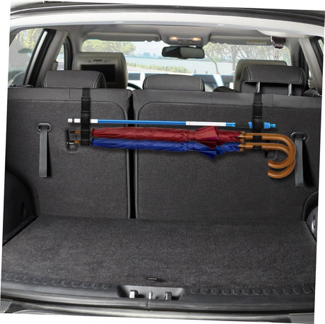2PCS Multifunctional Car Seat Back Triple Hooks Organizer for Purses Umbrellas and Bags – Heavy Duty 15kg Easy Install Headrest Hangers for Car Interior Storage
