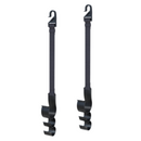 2PCS Multifunctional Car Seat Back Triple Hooks Organizer for Purses Umbrellas Bags – Heavy Duty 15kg Easy Install Headrest Hangers for Car Interior Storage, Adjustable 23cm