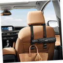 2PCS Multifunctional Car Seat Back Triple Hooks Organizer for Purses Umbrellas Bags – Heavy Duty 15kg Easy Install Headrest Hangers for Car Interior Storage, Adjustable 23cm