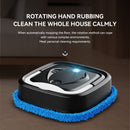 Black P6 Smart Robotic Mop and Floor Cleaner for Full Home Cleansing – High Power, Wet & Dry Dual Use, Obstacle Sensing, Spray Humidifier, 2.5H USB Rechargeable Long Battery Life and 8cm Low-Profile Body, Large 25X 25CM Advanced Mopping Pad (EOFY Promotio