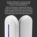 Mini Renewable Dehumidifier Device for Cupboard Drawer Basement – Wireless Rechargeable Silica Gel Wardrobe Moisture Absorber & Anti-Mould Dessicant Dryer Box