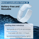Black Reusable Neck Cooling Ring – 360° Omnidirectional Wearable Ice Collar for Summer Heat Relief, Battery-Free Ergonomic Cooling Tube for Outdoor Sports Fitness