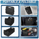 45L Foldable Large Car Trunk Organizer with Muti Pockets & Strong Handles – Mutifunctional Heavy Duty Oxford Cloth Storage Box & Portable Cargo Bundle for SUVs Sedans Trucks