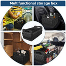 45L Foldable Large Car Trunk Organizer with Muti Pockets & Strong Handles – Mutifunctional Heavy Duty Oxford Cloth Storage Box & Portable Cargo Bundle for SUVs Sedans Trucks