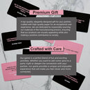 DRUNK LOVERS 54-Card Game - Compact Party Fun Multiple Players Drinking Card Game Set for Friends, Couples & Game Nights