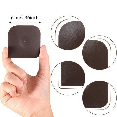 8-Pack Black Nylon Non-Stick Pan Scraper Set with Ergonomic Angled Edges Design – Multipurpose Kitchen Cleaning Scraper for Cast Iron, Bakeware & Cookware