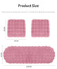 2-Piece Winter Warm Non-Slip Car Interior Comfort Combo with Green Soft Bubble Fleece 3D Fluffy Car Seat Cushion and Black Plush Steering Wheel Cover, Universal Dia 38CM