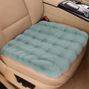 Winter Soft 3D Fluffy Bubble Fleece Car Front Seat Single Pad with Non-Slip Backing, Universal Warm Plush Car Seat Cover 45 x 45cm Green