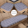 3-Piece Winter 3D Fluffy Bubble Fleece Car Seat Cushion Set - 2 x Plush Car Front Seat Cushions (45 x 45cm) and 1 x Rear Bench Pad (135 × 45 cm) with Non-Slip Backing, Universal Soft Warm Car Seat Cover, Grey