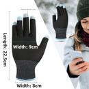 2-Piece Winter Car Safety & Comfort Driving Set with Car Air Vent Gravity Phone Holder and Warm Five-Finger Touchscreen Gloves – One Hand Auto Grip, Triangle Stability & Gravity Locking, All-Season Esports Conductive Touchscreen Gloves