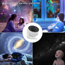 White and Black USB Powered Galaxy Star Projector and Earth Globe Night Light with 12 HD Space Films, 1H / 2H Timer, Nebula Dynamic Rotation Effect & Adjustable Focus for Bedroom Kids Home Decor
