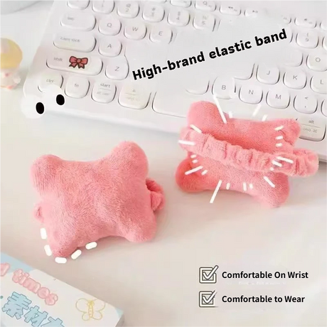 Green Ergonomic Plush Wrist Rest 2PCS Set – 80×20cm Keyboard Wrist Pad + Pillow-Shaped Wrist Support Cushion with Strap (7.5×7cm) – Anti-Slip Memory Comfort Pad for Typing Gaming & Office Use