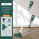 Green Cordless Handheld Vacuum Cleaner - 8500Pa Powerful Suction, 700mL Dust Cup, USB Rechargeable with 2000mAh Battery, 3 Brush Heads, 2 Extension Rods, Lightweight Stick Vacuum for Home, Car, Pet Hair, Carpet and Hardwood Floor Cleaning